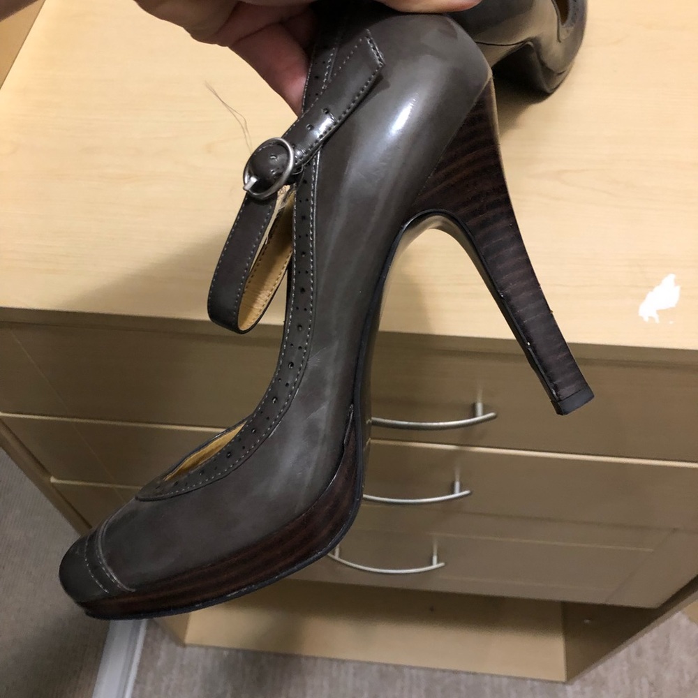 Size 9.5 Leather Mary Jane Heel